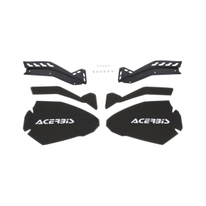ACERBIS SUPER MUD RACE HANDGUARD LINEAR BLACK/WHITE, 5