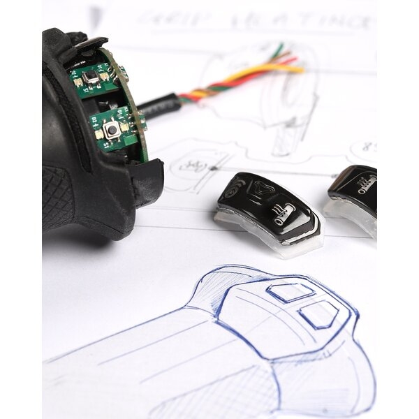Mansoane incalzite MACNA HEATED GRIPS BLUETOOTH Negru, 3