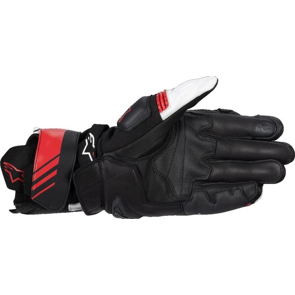 Manusi de piele race ALPINESTARS GP PLUS R V3 S Negru/Alb/Rosu fluo, 7
