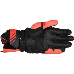 Manusi de piele race ALPINESTARS GP PLUS R V3 M Rosu fluo/Negru, 2