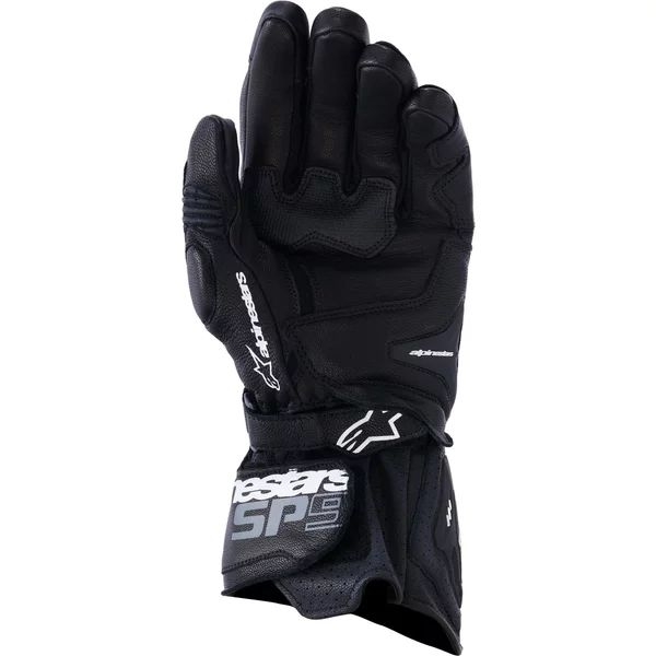 Manusi de piele sport ALPINESTARS SP-9 S Negru/Alb, 15