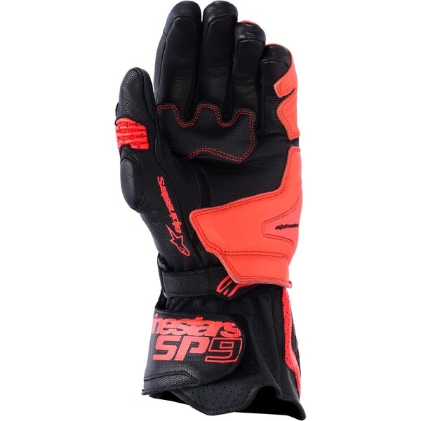 Manusi de piele sport ALPINESTARS SP-9 S Albastru/Alb, 6