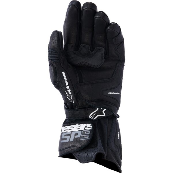 Manusi de piele sport ALPINESTARS SP-9 M Negru/Alb/Rosu, 6