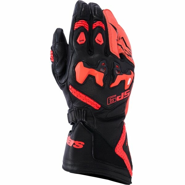 Manusi de piele sport ALPINESTARS SP-9 Negru/Alb L, 3