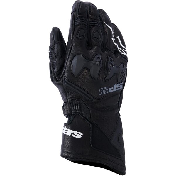 Manusi de piele sport ALPINESTARS SP-9 Negru/Alb L, 4