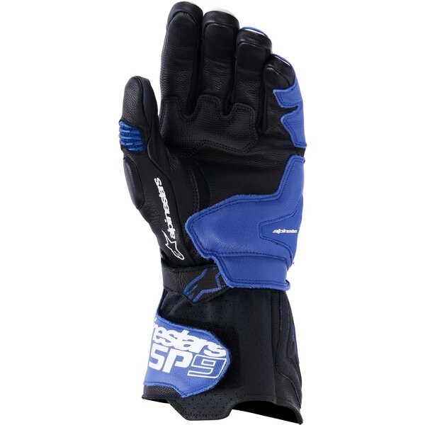 Manusi de piele sport ALPINESTARS SP-9 XXL Negru/Alb/Rosu, 7
