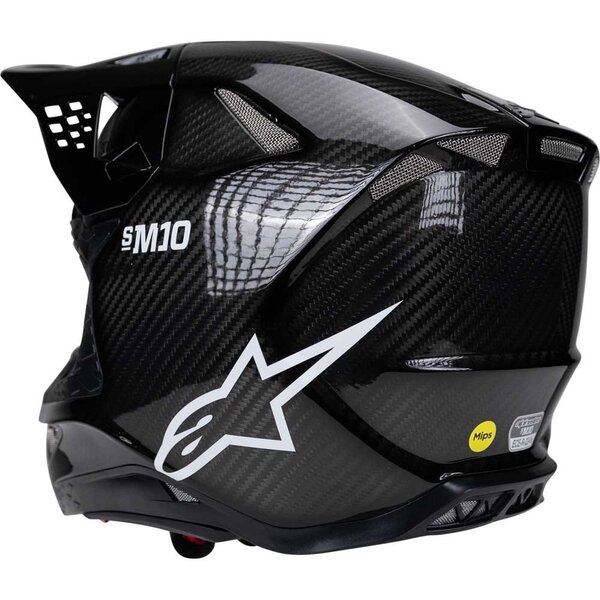 Casca cross-enduro ALPINESTARS SUPERTECH S-M10 CARBON FIM2 2026 Negru S, 6
