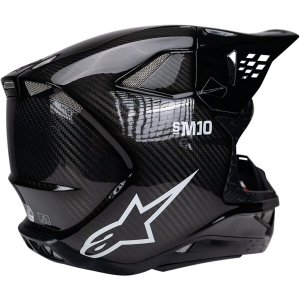 Casca cross-enduro ALPINESTARS SUPERTECH S-M10 CARBON FIM2 2026 Negru S, 3