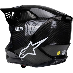 Casca cross-enduro ALPINESTARS SUPERTECH S-M10 CARBON FIM2 2026 Negru S, 6