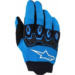 Manusi copii cross-enduro ALPINESTARS FULL BORE V2 YOUTH 3XS Mov/Galben fluo, 12