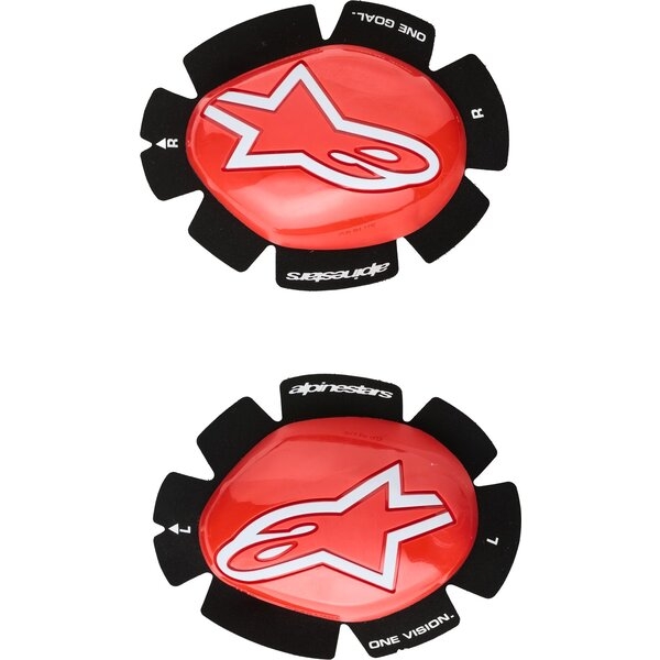 Slidere pentru genunchi ALPINESTARS GP PLUS Alb/Negru, 4