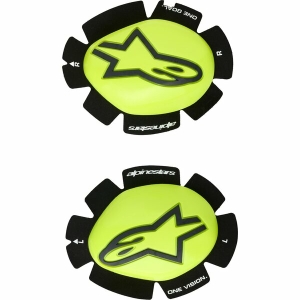 Slidere pentru genunchi ALPINESTARS GP PLUS Alb/Negru