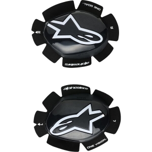 Slidere pentru genunchi ALPINESTARS GP PLUS Alb/Negru, 3