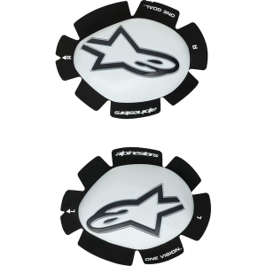 Slidere pentru genunchi ALPINESTARS GP PLUS Galben fluo/Negru, 6