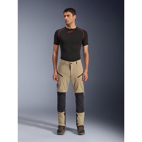 Pantaloni textil ALPINESTARS FLEX-AST EXPLORER M Bej/Negru, 5