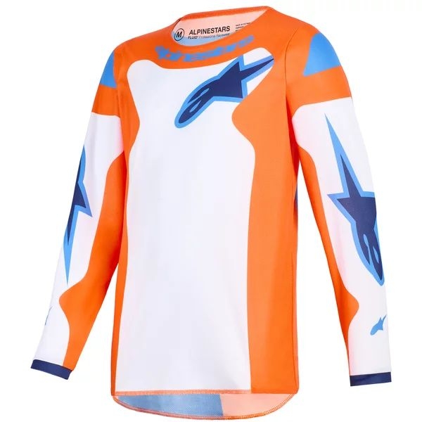 Tricou cross-enduro de copii ALPINESTARS FLUID GRID 2026, 4