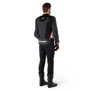 Geaca de piele sport ALPINESTARS MISSILE V3 AIRFLOW 56 Negru/Negru, 8