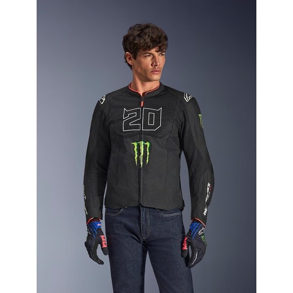 Geaca textil de vara ALPINESTARS FQ20 T-SPS AIR V2 MONSTER Negru/Alb XL, 5