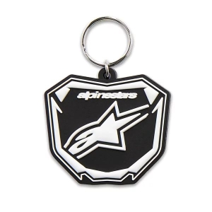 Breloc ALPINESTARS PLATE Negru/Albastru/Rosu, 6