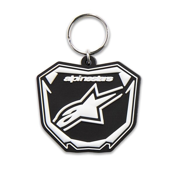 Breloc ALPINESTARS PLATE Rosu/Galben/Negru, 3