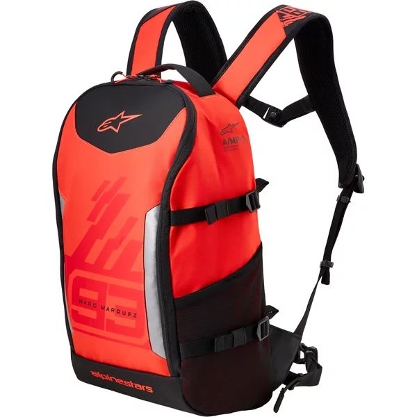 Rucsac ALPINESTARS MM93 AMP3 BACKPACK Rosu fluo/Rosu/Negru, 3