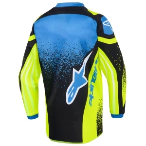Tricou cross-enduro de copii ALPINESTARS RACER NOMUR 2026 XXS Albastru/Portocaliu
