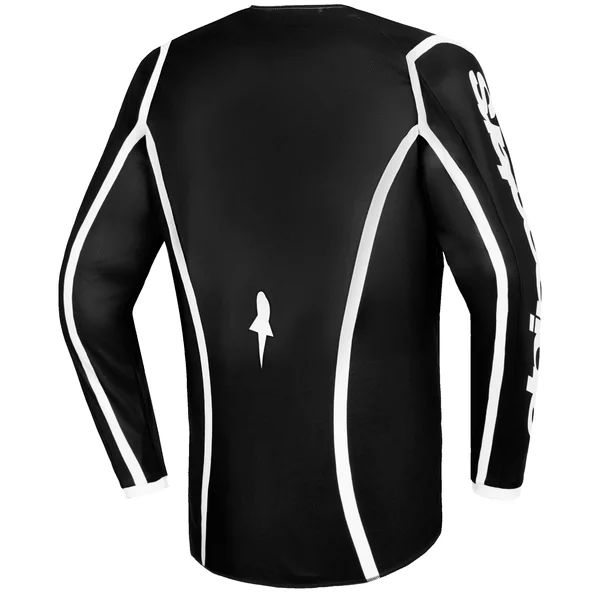 Tricou cross-enduro de copii ALPINESTARS FLUID APEX 2026 M Negru/Gri, 2