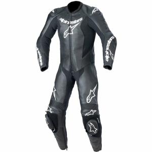 Combinezon de piele 1 piesa de copii ALPINESTARS GP PLUS V2 YOUTH Rosu fluo/Alb/Negru 120