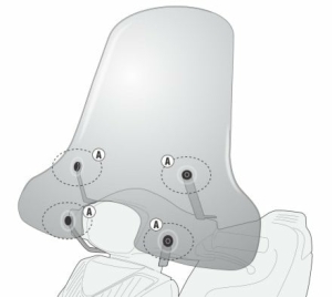 Kit fixare parbriz Sym Symphony A7053A