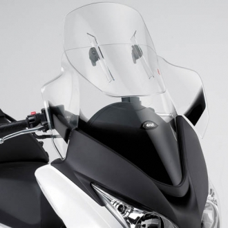 Parbriz Givi Transparent cu Deflector Vant Airflow Honda SW-T 400 2009-2017