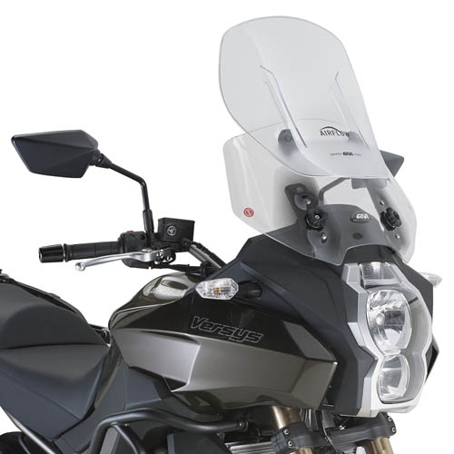 Parbriz Givi Transparent + Deflector Vant Kawasaki Versys 650 (15   21)   Versys 1000 (12   16)