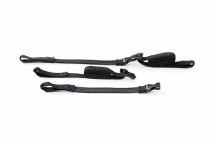 Set doua curele ROK ajustabile Negru 310-1060 mm.