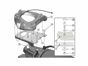 Suport Top Case Givi Monokey BMW F 650 GS   F 800 GS (08   11)