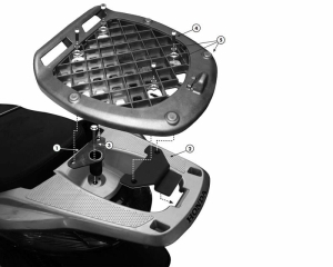 Suport Top Case Givi Monolock Honda SH 300 (07   14)
