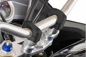 Conversie ghidon de la 22 mm la 28 mm. Negru. ABE nur mit LSL-Lenker.