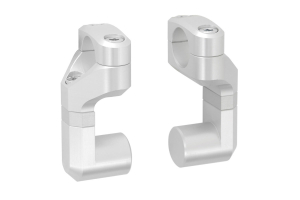 Relocare ghidon Vario D.22 mm. Cu pozitionare reglabila. Argintiu