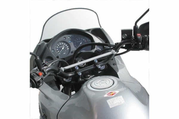 Crossbar montaj navigatie argintiu D.12mm pentru ghidon 22mm