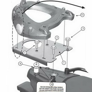 Suport Top Case Givi Monokey BMW F650GS   F700GS   F800GS (08   18)