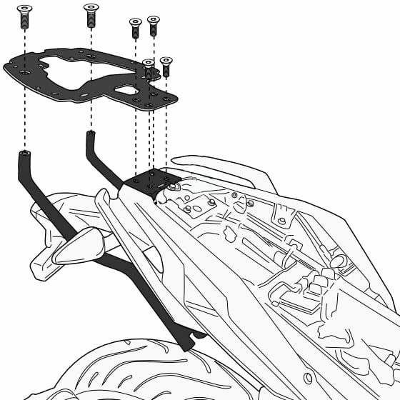 Suport Top Case Givi BMW G310R (17-21)