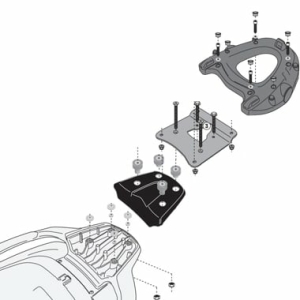 Suport Top Case Givi Monokey Piaggio MP3 Sport-Business   MP3 500 Sport-Business (14   17)