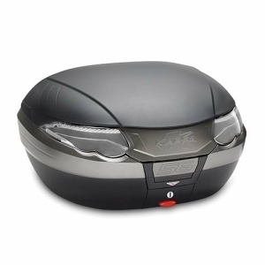 Top case Kappa Monokey 56LT tech Negru cu catadioptri fumurii