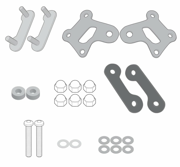 Kit fixare parbriz Kawasaki Z900 RS (18)