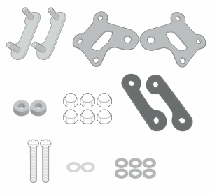 Kit fixare parbriz Kawasaki Z900 RS (18)