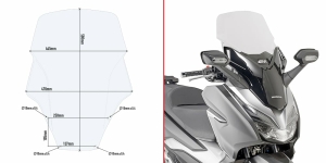 Parbriz Transparent Givi Honda Forza 125-300 (19   20)