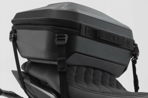 Urban ABS top case 16-29 l. Lashing option. ABS plastic. Negru.