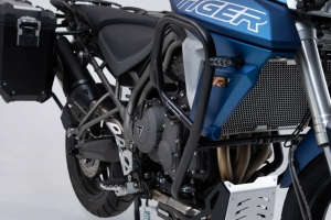 Crash bar negru Triumph Tiger 800 models (15-).