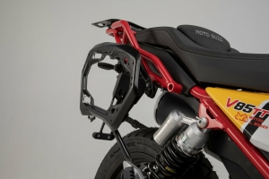 Suport Side Case Pro negru. Moto Guzzi V85 TT (19-).