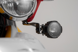 Sistem fixare lumini suplimentare Negru. Moto Guzzi V85 TT (19-).