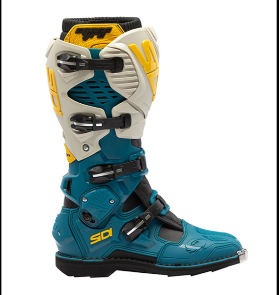 Cizme Moto MX/Enduro Crossfire 3 Albastru/Galben, 2