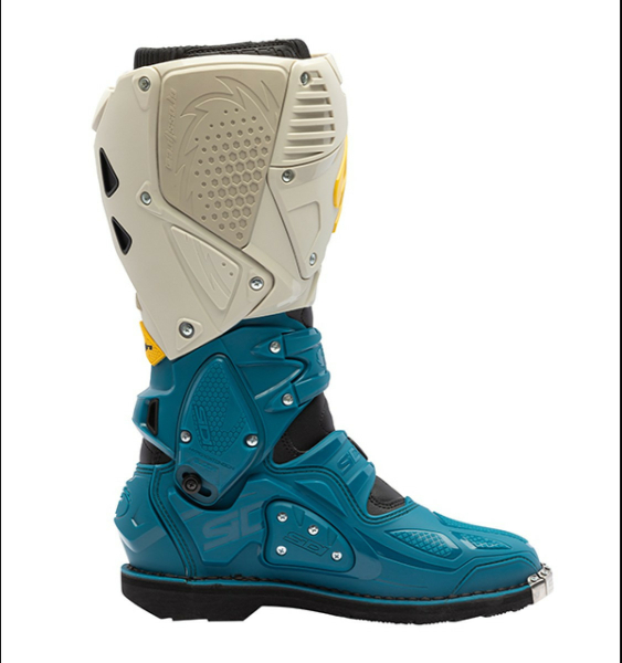 Cizme Moto MX/Enduro Crossfire 3 Albastru/Galben, 3